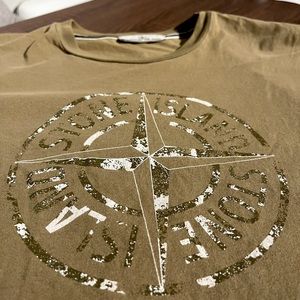 Stone island compass logo tee